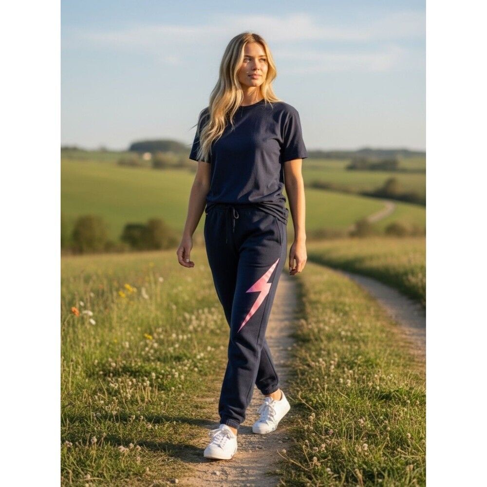 Aviator Nation Bolt Stitch Joggers with Pockets
